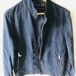 Men's Zara navy blue jacket